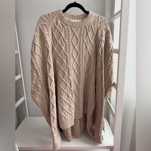 Rokh x H&M Beige Cable Knit Sweater